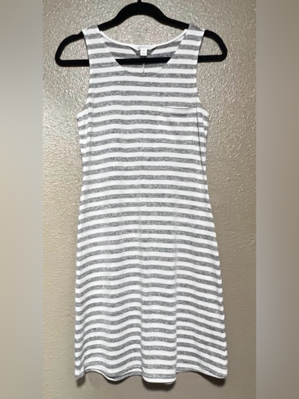 NEW Market & Spruce Striped Midi Dress Casual Vacation Resort Beach Summer Wear - Picture 2 of 5